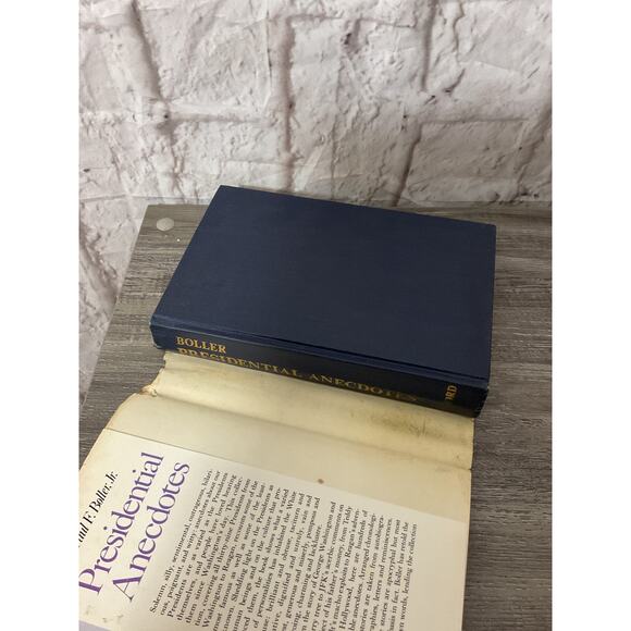 1981 Presidential Anecdotes by Paul F., Jr. Boller Hardback - Picture 3 of 7